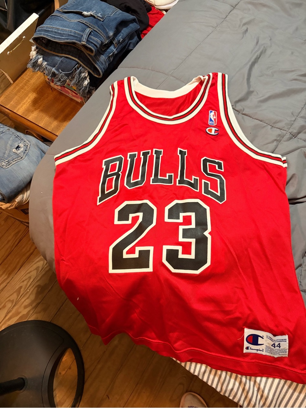 Champion Red Chicago Bulls #23 Basketball Jersey